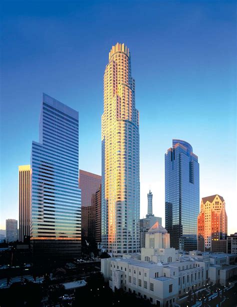 worlds top  earthquake resistant buildings  bank tower los angeles tower