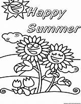 Summer Weather Coloring Pages Zoom Print sketch template