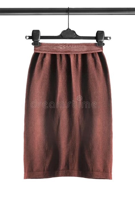skirt  clothes rack stock photo image  concept