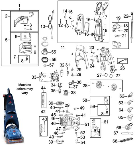 bissell proheat parts diagram wiring diagram pictures