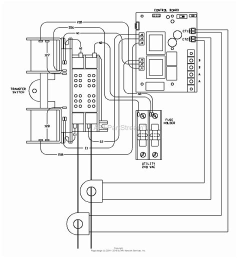 generac  amp automatic transfer switch wiring diagram cadicians blog