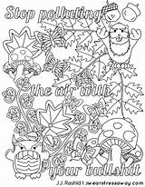 Coloring Pages Shit Adult Bull Colored Already Template sketch template