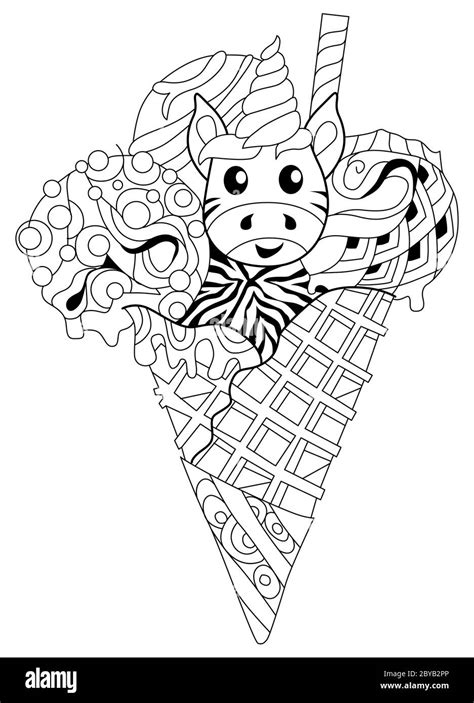 ice cream unicorn coloring pages atworkgolik