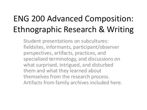 ethnographic research paper examples dissertationsynonymxfccom