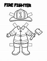 Fireman Preschool Helpers Firefighter Helper Firemen sketch template