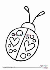 Lovebug Colouring Valentine Pages Happy Valentines Village Activity Explore sketch template