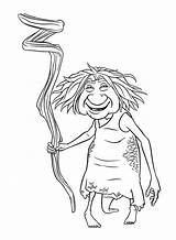 Coloring Pages Croods Despicable Dinosaur Good sketch template
