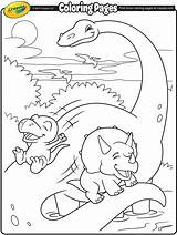 Coloring Crayola Dinosaur Pages Friends Brachiosaurus sketch template