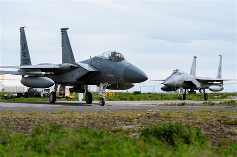 Us Air Force F 15 Fighter Jets Complete Nato Air Policing