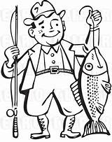 Pescador Desenho Velho Pescando Pescar Colorironline Pesca Onlinecoloringpages sketch template