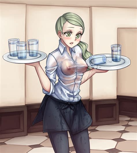 hentai waitress slave