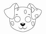 Maska Dzieci Piesek Dalmatian Kolorowanka Puppy Druku Mascaras Imprimir Simplemomproject Dogs Máscaras Drukowania Malowankę Wydrukuj Carnaval Drukowanka sketch template