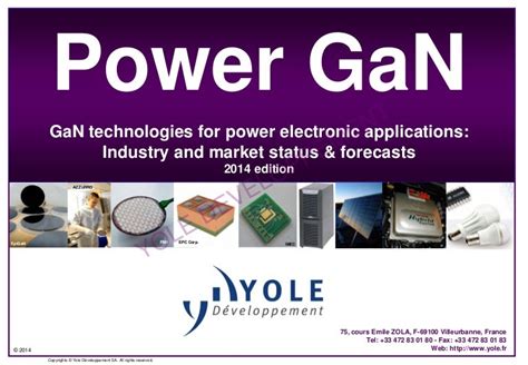 power gan market technology trends  report  yole developpement