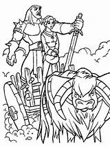 Quest Camelot Coloring Pages Excalibur Sword Magic Online Kids Popular sketch template