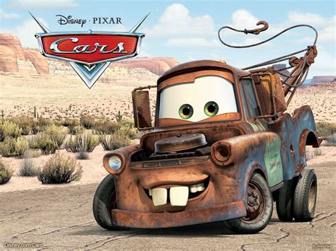 carsmovie mater  tow truck  pixars cars  wallpaper