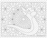 Pokemon Mew Mandala Coloring Transparent Pages Pngfind sketch template
