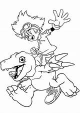 Digimon Ausmalbild sketch template