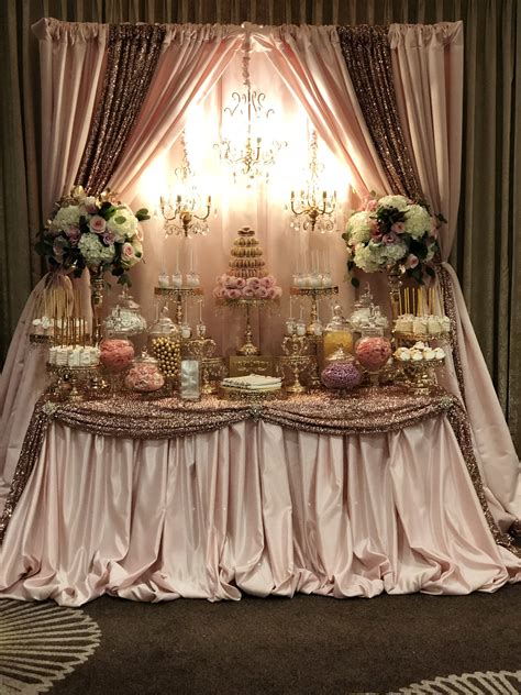 royal candy table sweets table wedding quince decorations