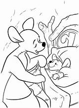 Coloring Pages Kanga Roo Pooh Winnie Comments Coloringhome Colouring sketch template