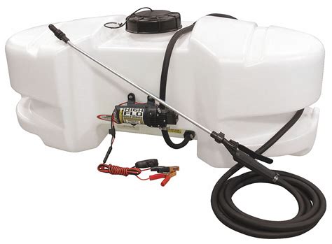 fimco spot sprayer tank capacity  gal flow rate  gpm  psi