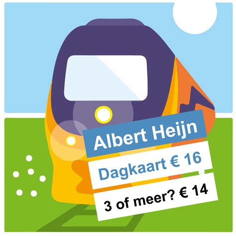 treinkaartjes bij albert heijn ah voor  goedkoop treinkaartjenl