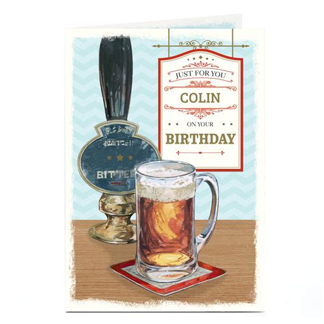 buy personalised birthday card pub scene for gbp 1 79 card factory uk