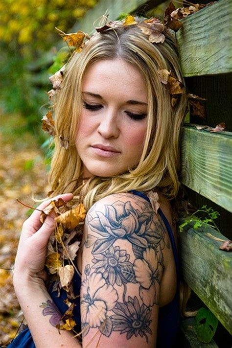 shoulder tattoo designs  girls