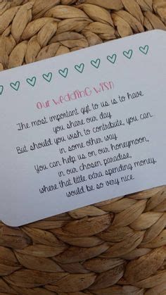 monetary gift wording wedding ideas wedding poems monetary