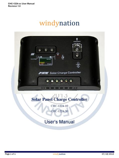 windy nation chc   user manual   manualslib