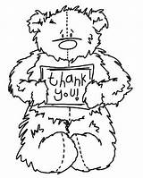 Thank Bear Coloring Cre8tive Hands Teddy Digi Printables Pages Kids Printable Bears Huge Books Stamps Colouring Clipart Color Digital Clipartbest sketch template