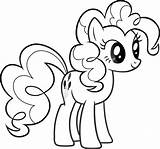 Pinky Pony sketch template