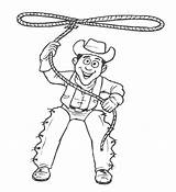 Cowboy Coloring Pages Colouring Gif Tags sketch template