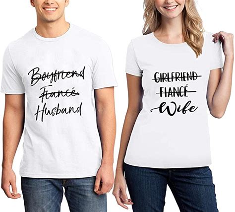 Husband And Wife Couples T Shirts Graphic Funny Tops