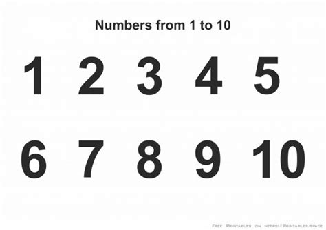 printable numbers    printables