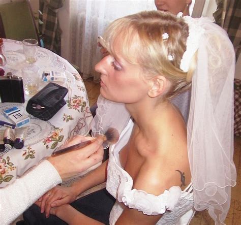 bride look down her blouse luscious
