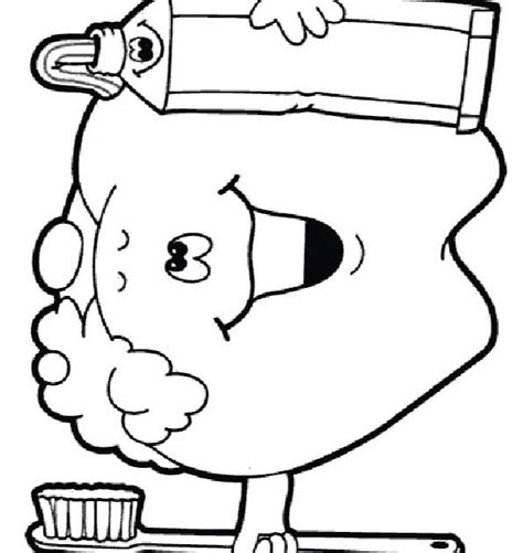 dental health month coloring pages coloring pages