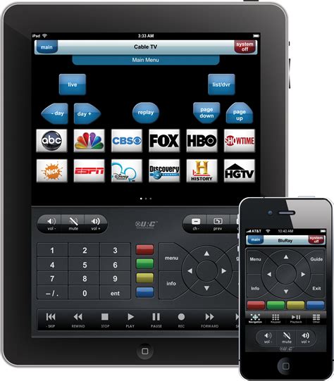 universal remote control ipad iphone flint audio video