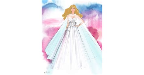 Disney S Aurora Wedding Dress Design See Every Disney