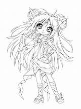 Coloring Pages Anime Chibi Adult Lineart Cute Sureya Rozen Maiden Character Pit Peach Printable Colouring Manga Kids Choose Board Original sketch template