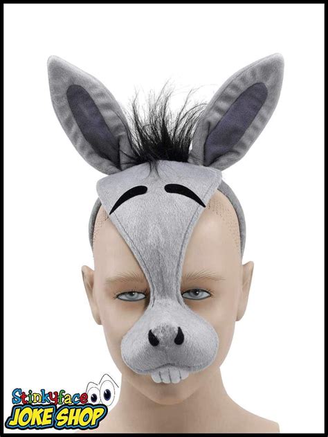 donkey animal mask headpiece  sound donkey mask animal masks