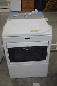 maytag medbfw  white front load electric dryer nob  clw  ebay