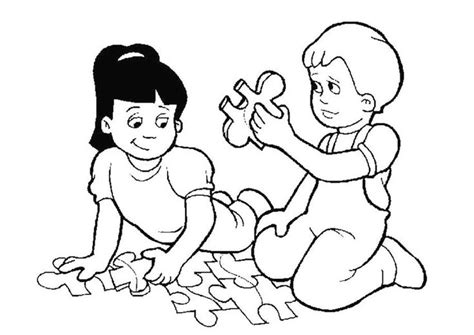 learn  solve puzzle  kindergarten coloring page coloring sky