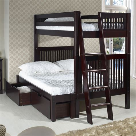 Camaflexi Twin Over Full Bunk Bed With Storage Wayfair