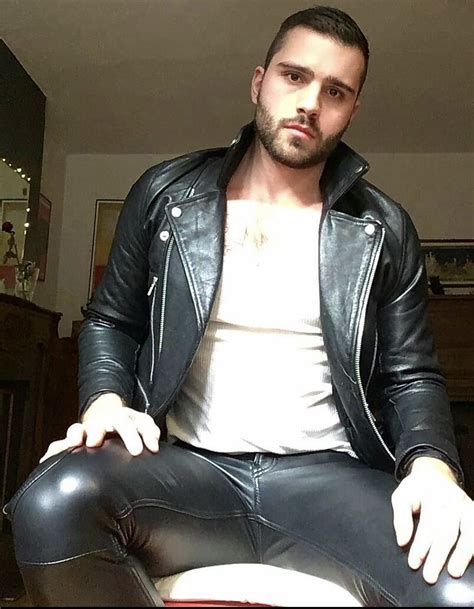 pin by larry o on men in leather pants leather jacket men tight
