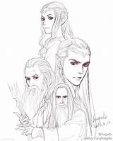 Elf Elrond Coloring Choose Board Galadriel Thranduil Pages Sorry Tolkien sketch template