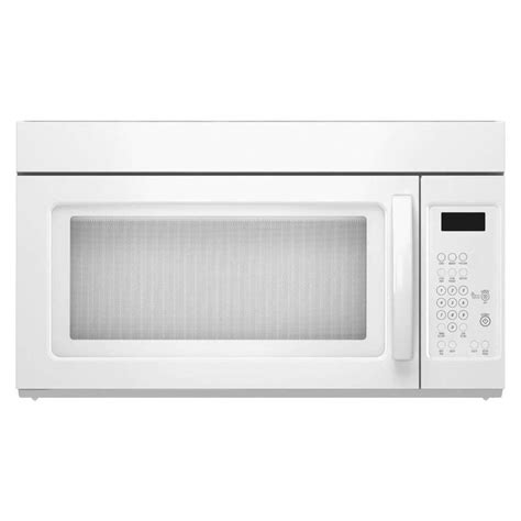Shop 1 6 Cu Ft Over The Range Microwave White Common 30 In Actual
