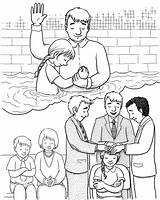 Baptism Lds Baptized Confirmation Ldscdn Sick Heals Woman Christian Vicoms sketch template