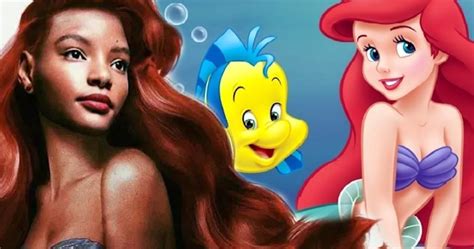 the little mermaid set photos bring first look at halle bailey as