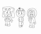 Kenny Mccormick Coloring sketch template