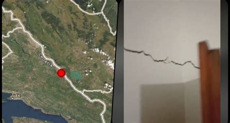 potres magnitude  pogodio je podrucje sjeveroistocno od splita ovako jak zadnji potres na